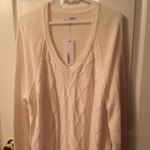 Cream sweater